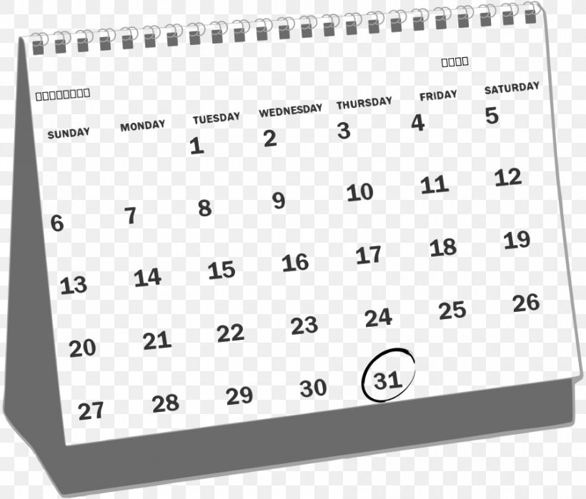 Calendar White Website Clip Art, PNG, 900x768px, Calendar, Area, Black, Calendar Date, Free Content Download Free