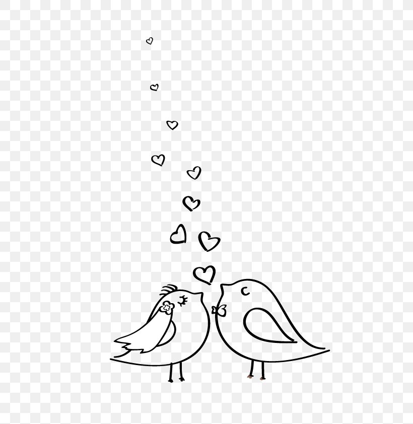 Marriage Bird Drawing Engagement, PNG, 595x842px, Watercolor, Cartoon, Flower, Frame, Heart Download Free