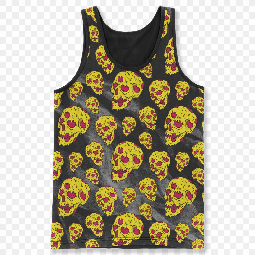 T-shirt Pizza Nightmare Alliance Of American Football Sleeveless Shirt, PNG, 1200x1200px, Tshirt, Active Tank, Alliance Of American Football, Brain, Capsule Wardrobe Download Free