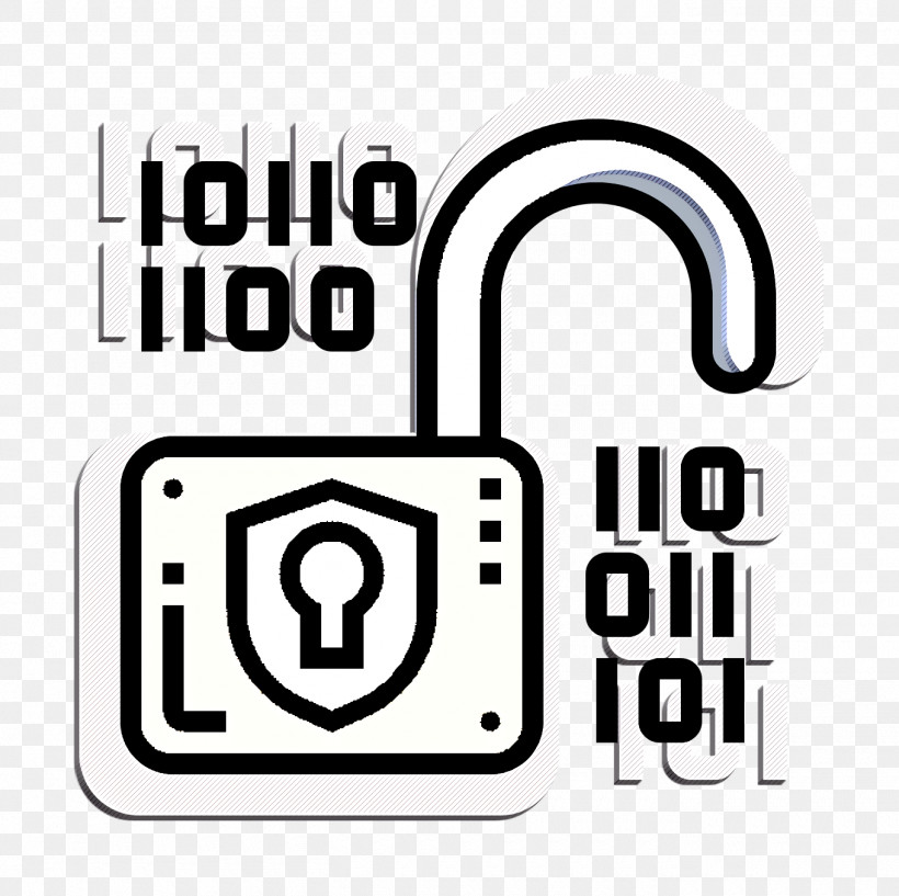 Cyber Crime Icon Unlock Icon Online Security Icon, PNG, 1360x1356px, Cyber Crime Icon, Line, Lock, Logo, Number Download Free
