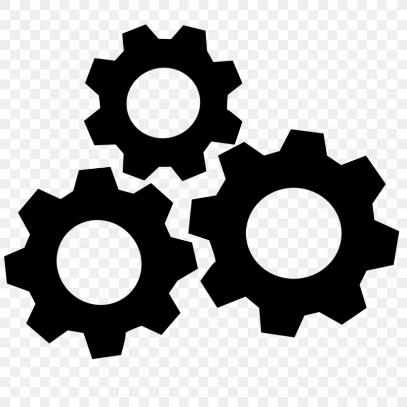 Black Gear, PNG, 830x830px, Gear, Black And White, Black Gear, Business, Font Awesome Download Free