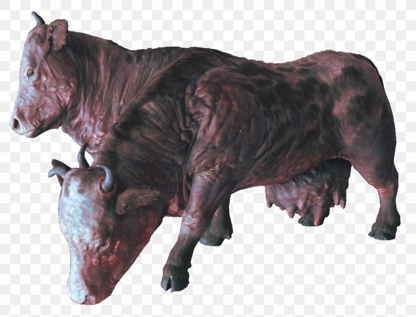 Fallout 4 Fallout: New Vegas Cattle Brahmin Role-playing Game, PNG, 1134x864px, Fallout 4, Animal, Brahmin, Bull, Cattle Download Free