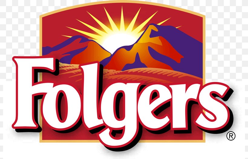 Logo Folgers Coffee Brand Clip Art, PNG, 800x524px, Logo, Advertising, Area, Banner, Brand Download Free