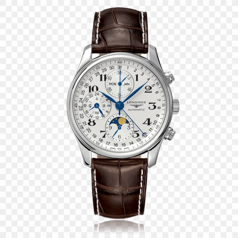 Longines Watch Strap Jewellery Chronograph, PNG, 2000x2000px, Longines, Brand, Buckle, Chronograph, Jewellery Download Free