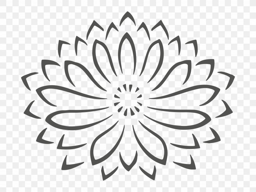 Petal Logo Font Flowering Plant Leaf, PNG, 5120x3840px, Petal, Area, Black And White, Flora, Flower Download Free