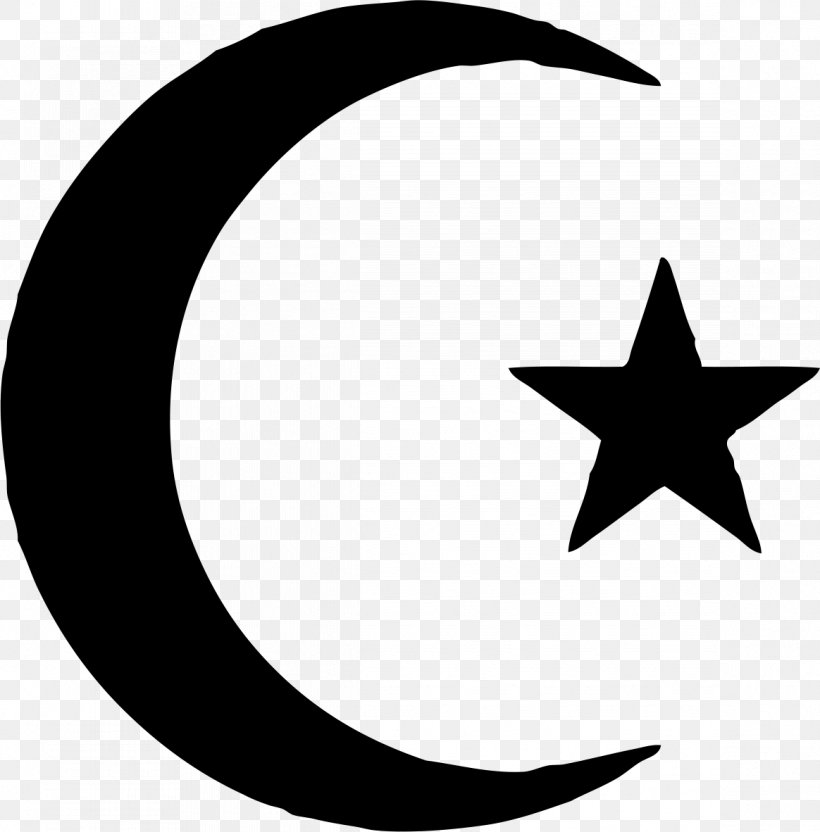 Symbols Of Islam Star And Crescent Religious Symbol, PNG, 1164x1182px, Symbols Of Islam, Artwork, Black And White, Christian Cross, Crescent Download Free