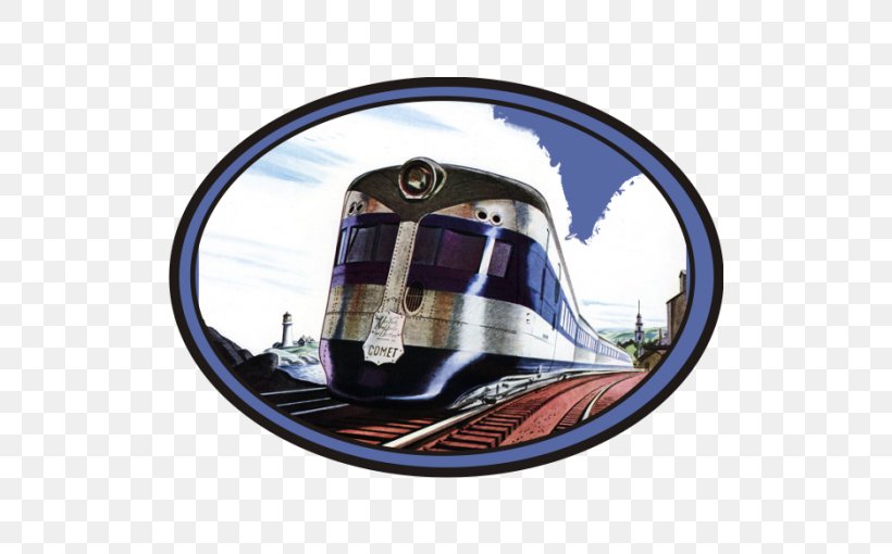 Train Rail Transport New Haven Streamliner Locomotive, PNG, 510x510px, Train, Comet, Excursion Train, Headgear, Helmet Download Free