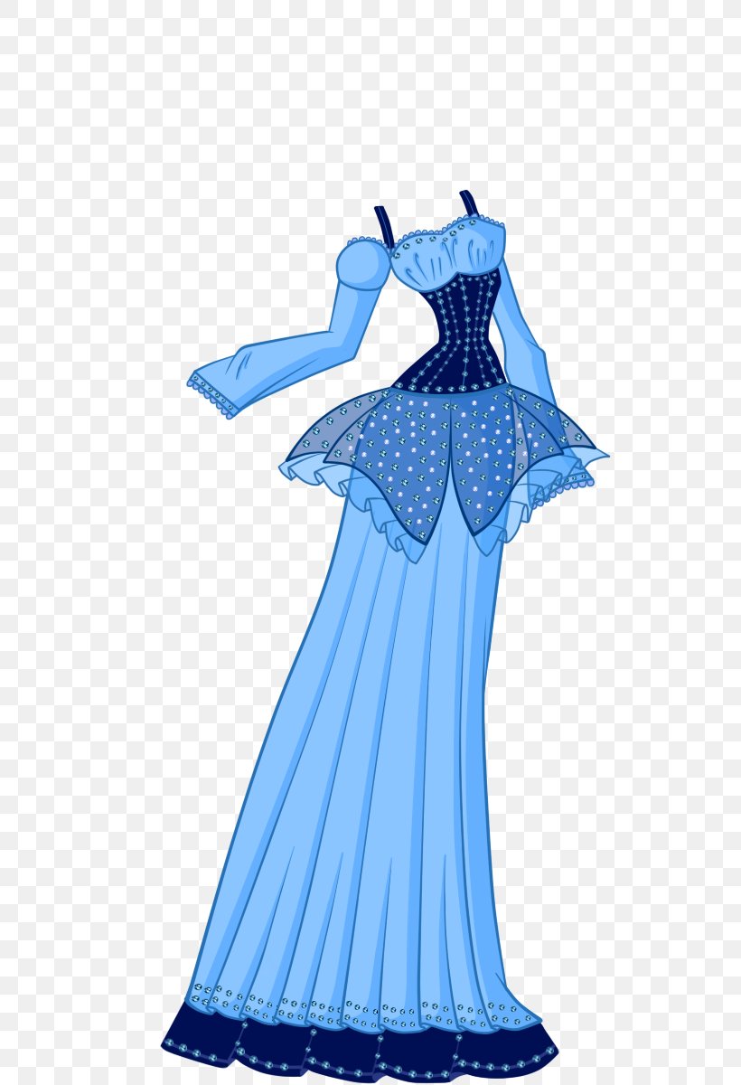 Gown Shoulder Dress Dance Costume, PNG, 549x1200px, Gown, Blue, Clothing, Costume, Costume Design Download Free