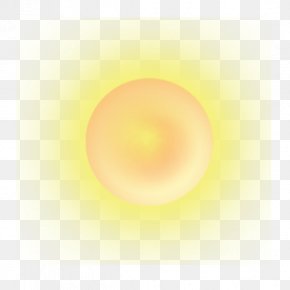 Sunshine - Yellow Circle Computer Wallpaper PNG