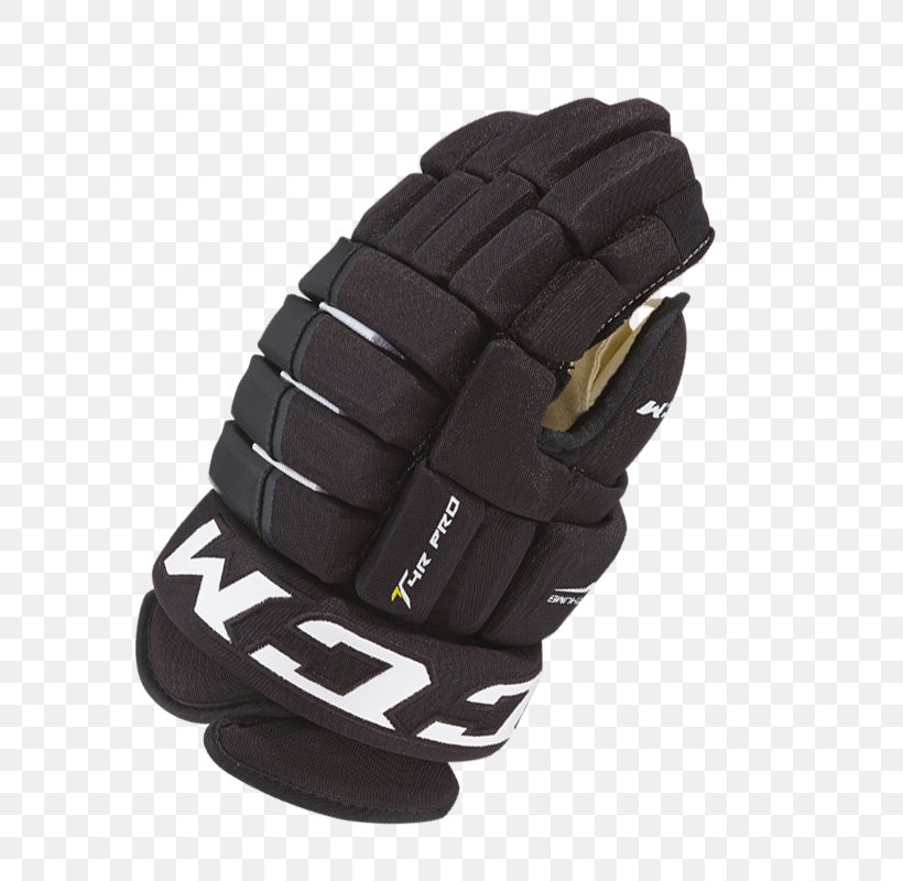 Lacrosse Glove CCM Hockey Ice Hockey Goal, PNG, 800x800px, Lacrosse Glove, Baseball Equipment, Baseball Protective Gear, Bicycle Glove, Black Download Free