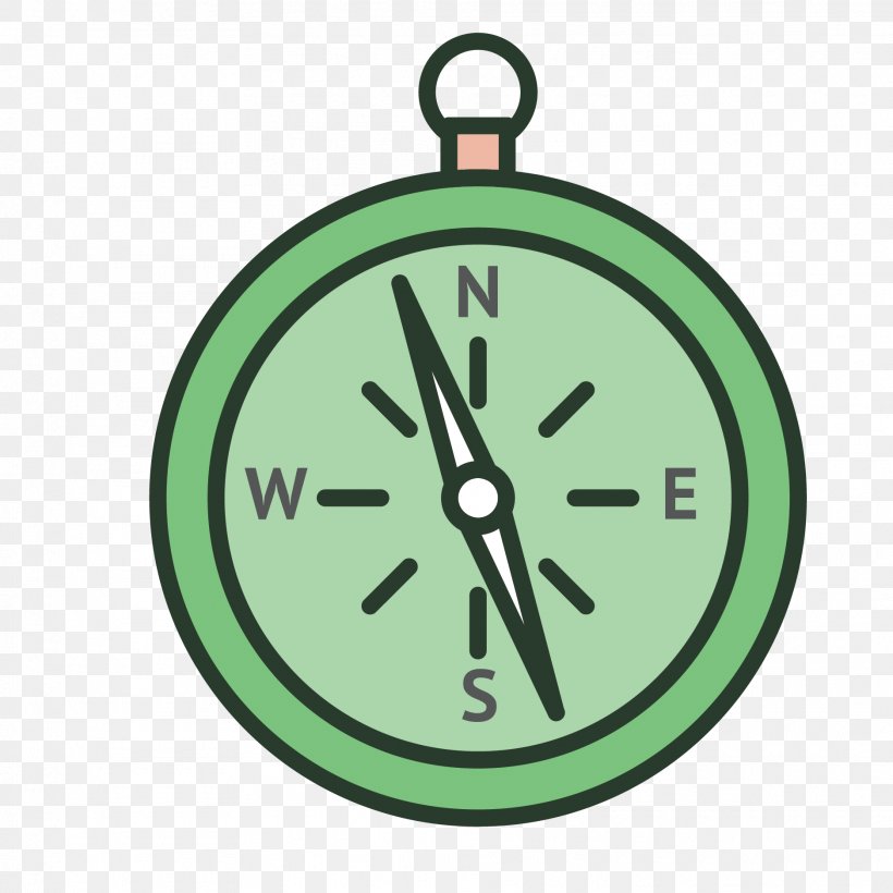 Compass Euclidean Vector Icon, PNG, 1875x1875px, Compass, Clock, Green, Home Accessories Download Free