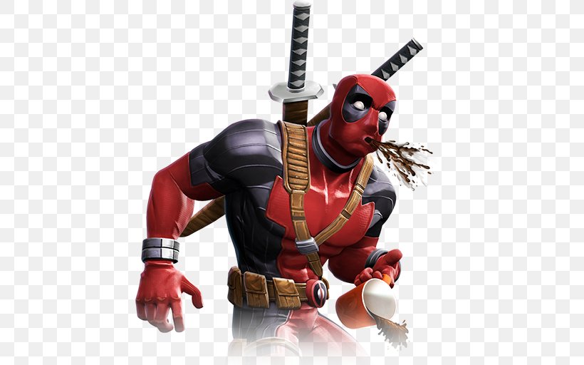 Deadpool Marvel: Contest Of Champions Thor Juggernaut Spider-Man, PNG, 512x512px, Deadpool, Action Figure, Cannonball, Captain Marvel, Fictional Character Download Free