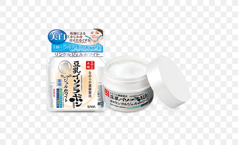 Gel Lotion Soy Milk Wrinkle, PNG, 500x500px, Gel, Cleanser, Cream, Face, Facial Download Free