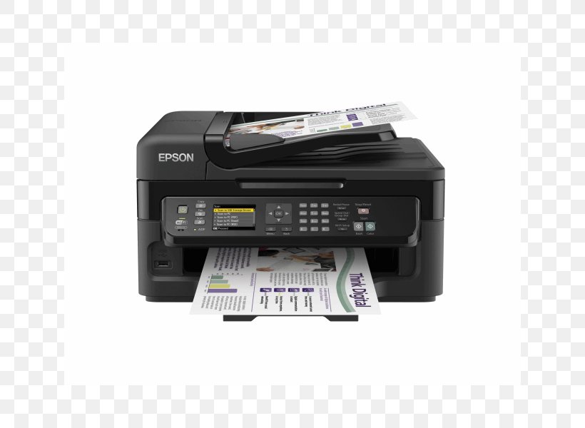 Multi-function Printer Inkjet Printing Image Scanner Epson, PNG, 800x600px, Multifunction Printer, Automatic Document Feeder, Color Printing, Electronic Device, Electronics Download Free