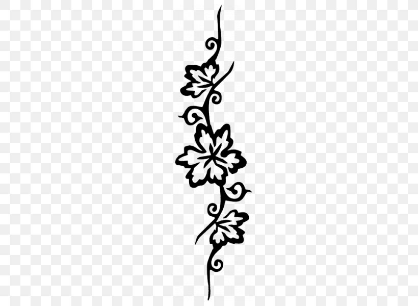 Stencil Henna Tattoo Mehndi, PNG, 600x600px, Stencil, Art, Black And White, Branch, Butterfly Download Free