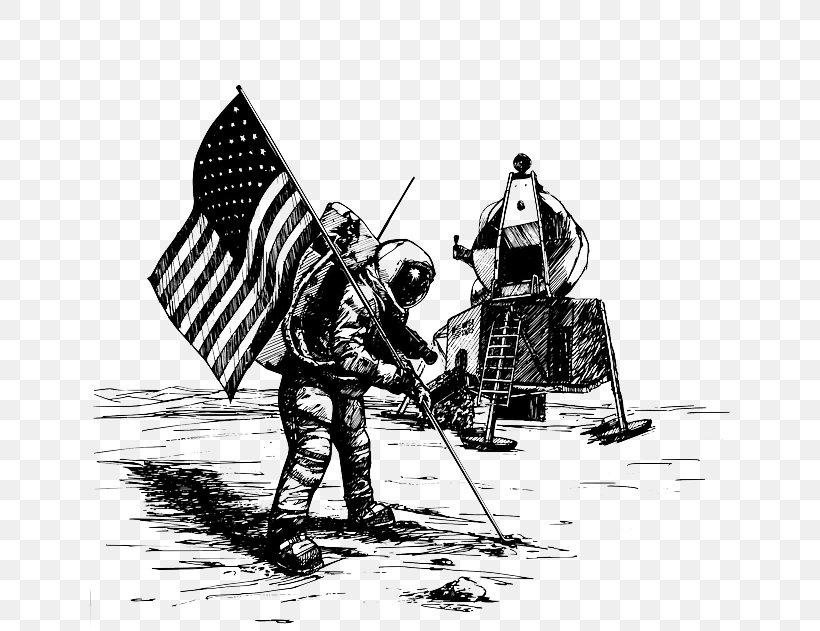 United States History Technology NASA Moon Landing, PNG, 640x631px, United States, Black And White, Book, Headgear, History Download Free