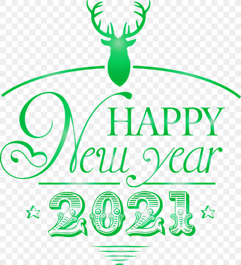2021 Happy New Year New Year 2021 Happy New Year, PNG, 2736x3000px, 2021 Happy New Year, Green, Happy New Year, Leaf, Line Download Free
