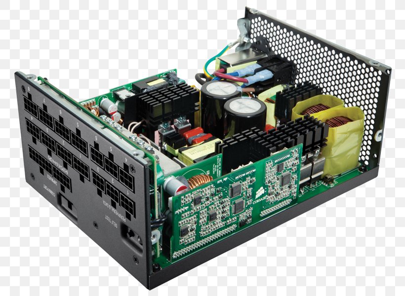 Power Supply Unit 80 Plus ATX Corsair Components Power Converters, PNG, 800x600px, 80 Plus, Power Supply Unit, Atx, Circuit Component, Computer Component Download Free