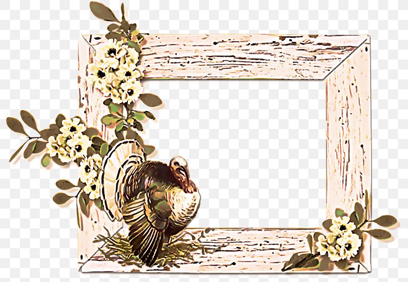 Thanksgiving Day Frame, PNG, 800x568px, Scrapbooking, Bird, Borders And Frames, Christmas Day, Digital Scrapbooking Download Free