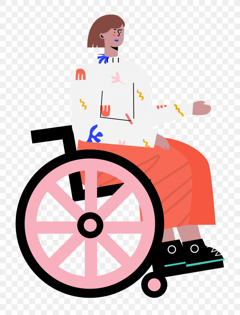 Sitting On Wheelchair Woman Lady, PNG, 1903x2500px, Woman, Behavior, Geometry, Human, Lady Download Free