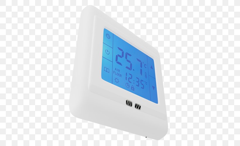 Thermostat Central Heating Touchscreen Temperature Control, PNG, 667x500px, Thermostat, Berogailu, Central Heating, Computer Hardware, Device Driver Download Free