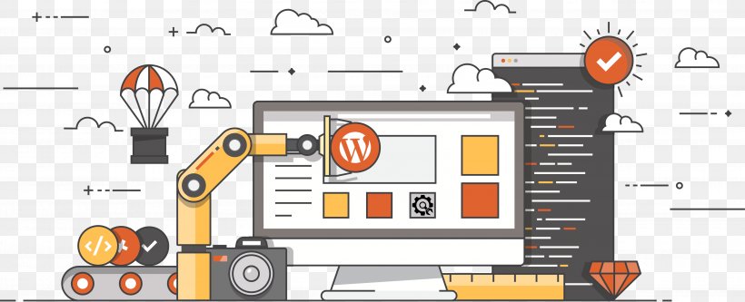 WordPress Web Development Plug-in Blog, PNG, 3665x1492px, Wordpress, Blog, Blogger, Brand, Diagram Download Free