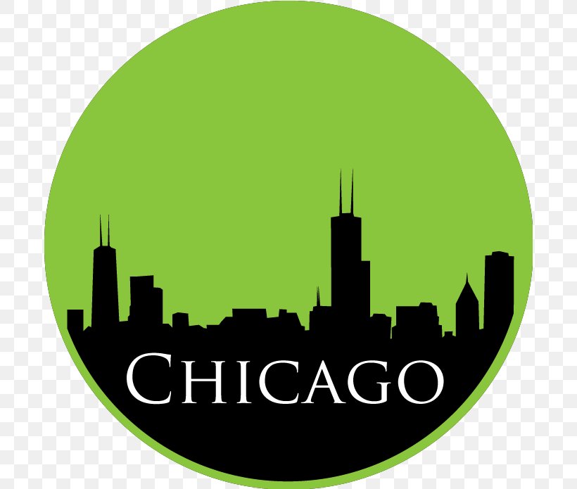 Text Chicago Skyline Chicago Skyline Decal, PNG, 695x695px, Text, Brand, Chicago, Chicago Skyline, Decal Download Free