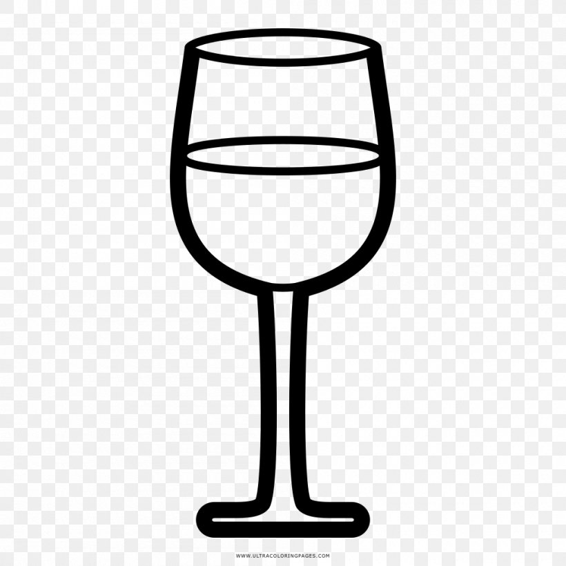 Wine Glass Drawing Cup, PNG, 1000x1000px, Wine Glass, Black And White, Bottle, Champagne Glass, Champagne Stemware Download Free