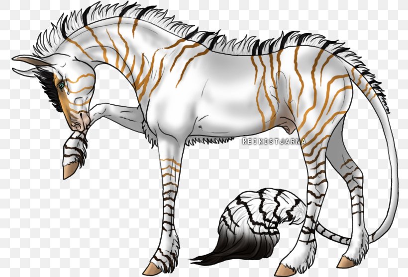 Mane Quagga Mustang Zebra Pack Animal, PNG, 789x558px, Watercolor, Cartoon, Flower, Frame, Heart Download Free
