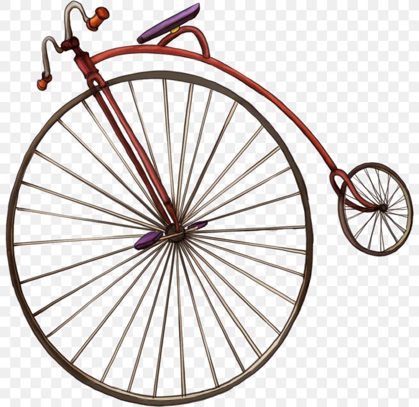 Penny-farthing Bicycle Wheels Big Wheel, PNG, 800x797px, Pennyfarthing, Bicycle, Bicycle Accessory, Bicycle Drivetrain Part, Bicycle Frame Download Free