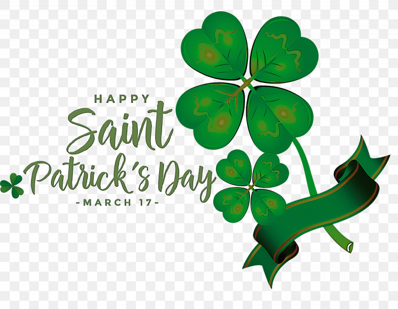 St Patricks Day Saint Patrick Happy Patricks Day, PNG, 3000x2334px, St Patricks Day, Biology, Flower, Green, Leaf Download Free
