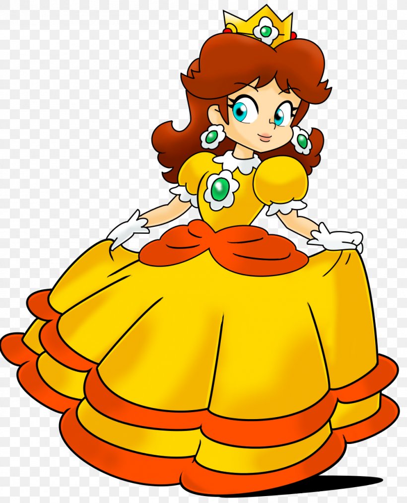 Super Mario Land Super Mario Bros. Princess Daisy Princess Peach, PNG, 999x1235px, Watercolor, Cartoon, Flower, Frame, Heart Download Free