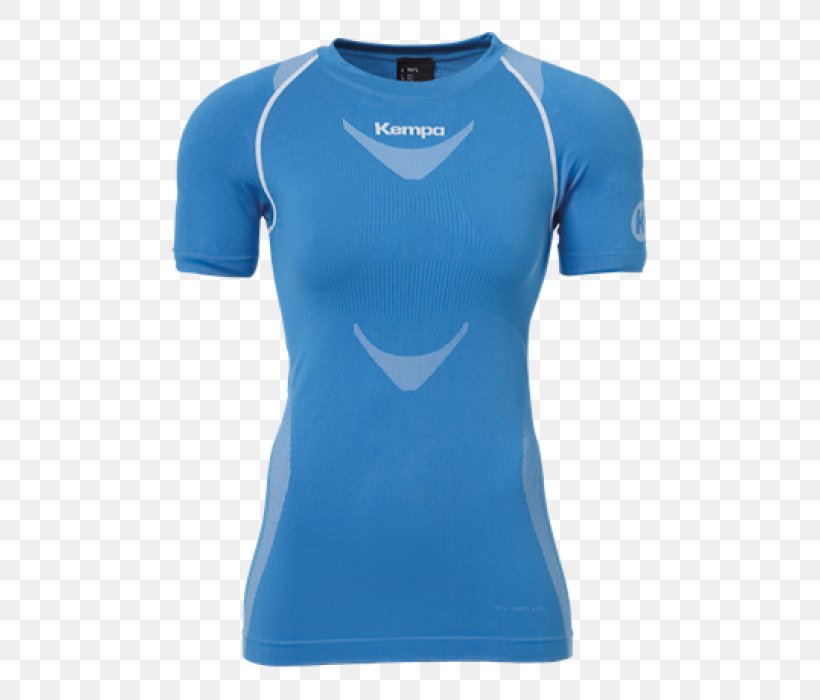 T-shirt Kempa Handball Clothing Erima, PNG, 700x700px, Tshirt, Active Shirt, Aqua, Blue, Clothing Download Free