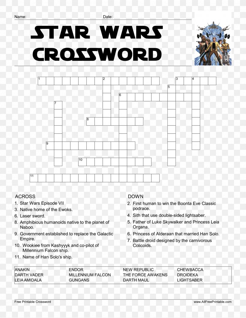 Kylo Ren Crossword Star Wars Word Search Puzzle, PNG, 2550x3300px, Kylo Ren, Area, Brand, Coloring Book, Crossword Download Free