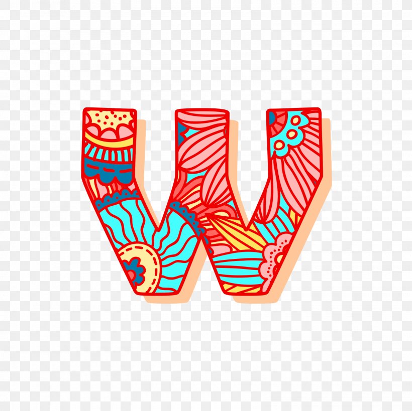 Letter W Computer File, PNG, 1600x1600px, Letter, Footwear, Red, Shoe, Text Download Free