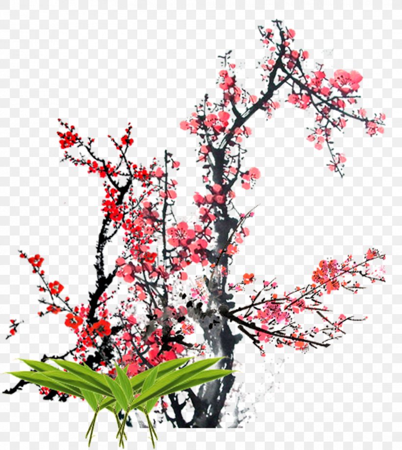 Chinese New Year Plum Blossom Floral Design, PNG, 1727x1932px, Chinese New Year, Ameixeira, Blossom, Branch, Cherry Blossom Download Free