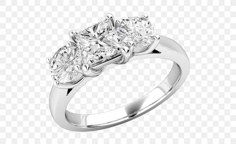 Diamond Cut Engagement Ring Princess Cut, PNG, 500x500px, Diamond, Body Jewelry, Brilliant, Carat, Cut Download Free