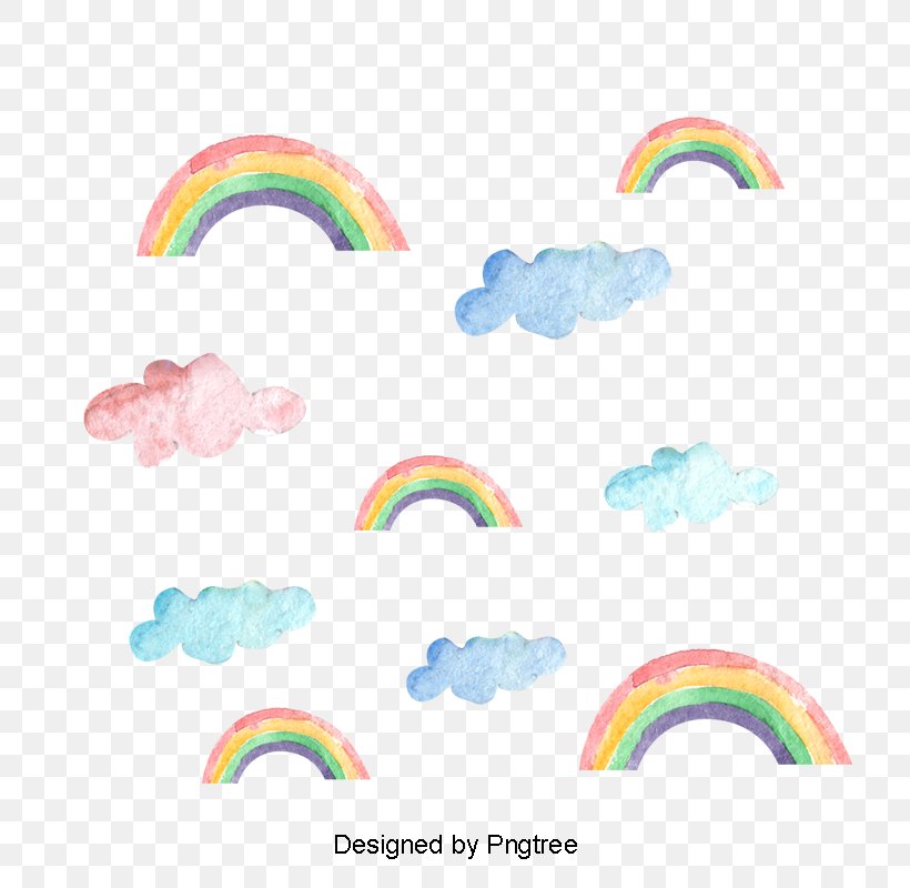 Rainbow Color Background, PNG, 800x800px, Watercolor Painting, Cloud, Color, Meteorological Phenomenon, Printing Download Free