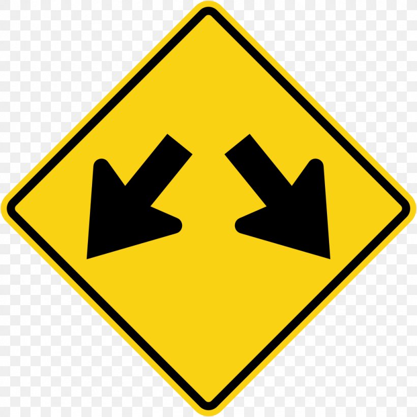 Traffic Sign Road Arrow Warning Sign, PNG, 1024x1024px, Traffic Sign, Area, Detour, Driving, Nz Transport Agency Download Free