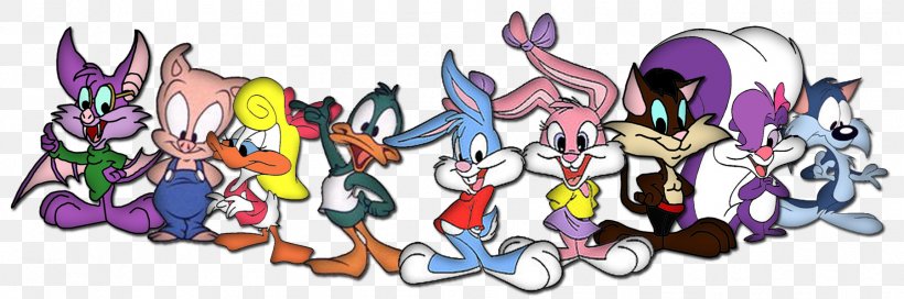 Babs Bunny Tiny Toon Adventures: Buster Busts Loose! Buster Bunny Plucky Duck Looney Tunes, PNG, 1799x597px, Watercolor, Cartoon, Flower, Frame, Heart Download Free