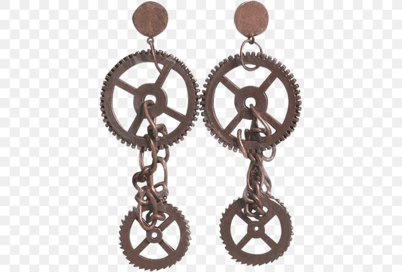Earring Jewellery Steampunk Clothing Accessories Costume, PNG, 555x555px, Earring, Body Jewelry, Clothing, Clothing Accessories, Costume Download Free