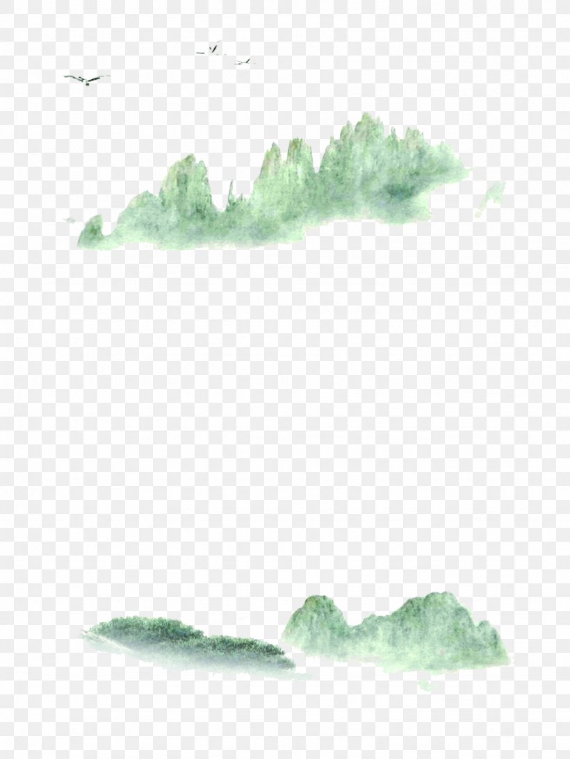 Ink Wash Painting Shan Shui Poster, PNG, 1024x1365px, Ink Wash Painting, Chinoiserie, Fukei, Green, India Ink Download Free