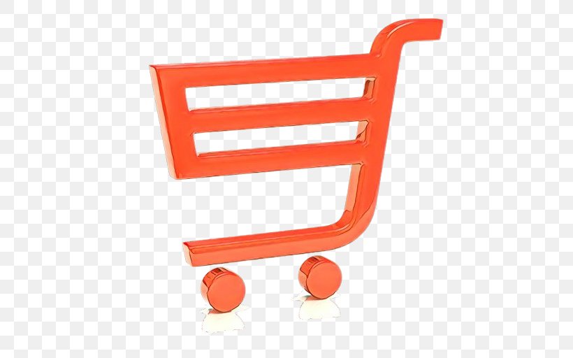 Shopping Cart, PNG, 512x512px, Cartoon, Furniture, Orange, Plastic, Shopping Cart Download Free