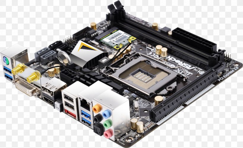 Intel Mini-ITX LGA 1155 Motherboard ASRock, PNG, 1200x735px, Intel, Asrock, Central Processing Unit, Computer Component, Computer Cooling Download Free