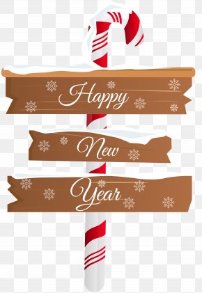 Happy New Year Sign PNG Clip Art - New Year's Day Christmas Clip Art PNG