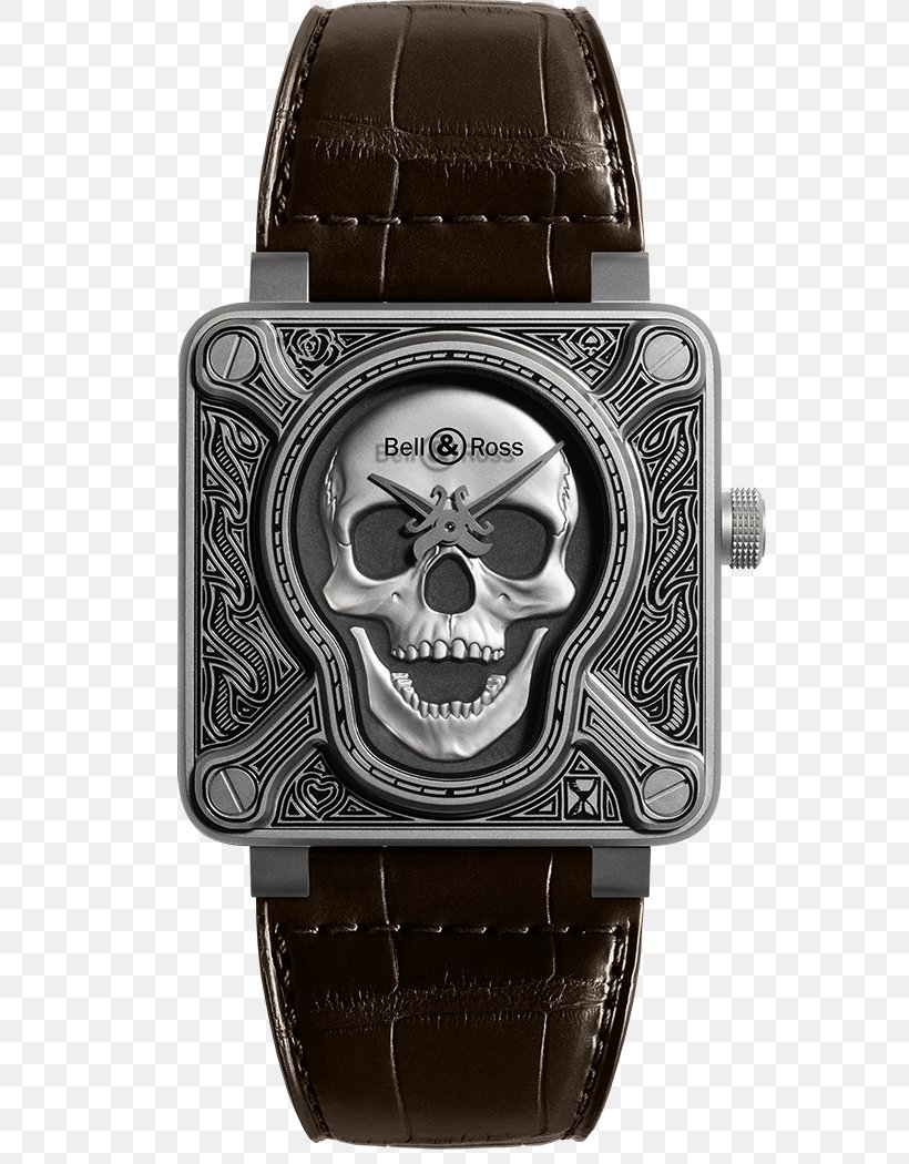 Bell & Ross Watch Skull Panerai Strap, PNG, 585x1050px, Bell Ross, Clock, Counterfeit Watch, Franck Muller, Metal Download Free
