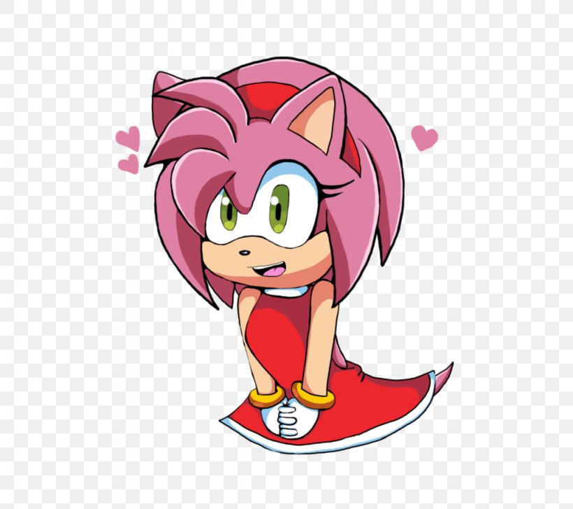 Amy Rose Sonic The Hedgehog DeviantArt Pin, PNG, 1024x910px, Watercolor, Cartoon, Flower, Frame, Heart Download Free