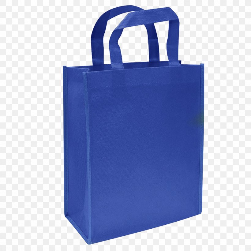 Plastic Bag Bolsa Ecológica Nonwoven Fabric Reusable Shopping Bag, PNG, 1000x1000px, Plastic Bag, Advertising, Bag, Blue, Cobalt Blue Download Free