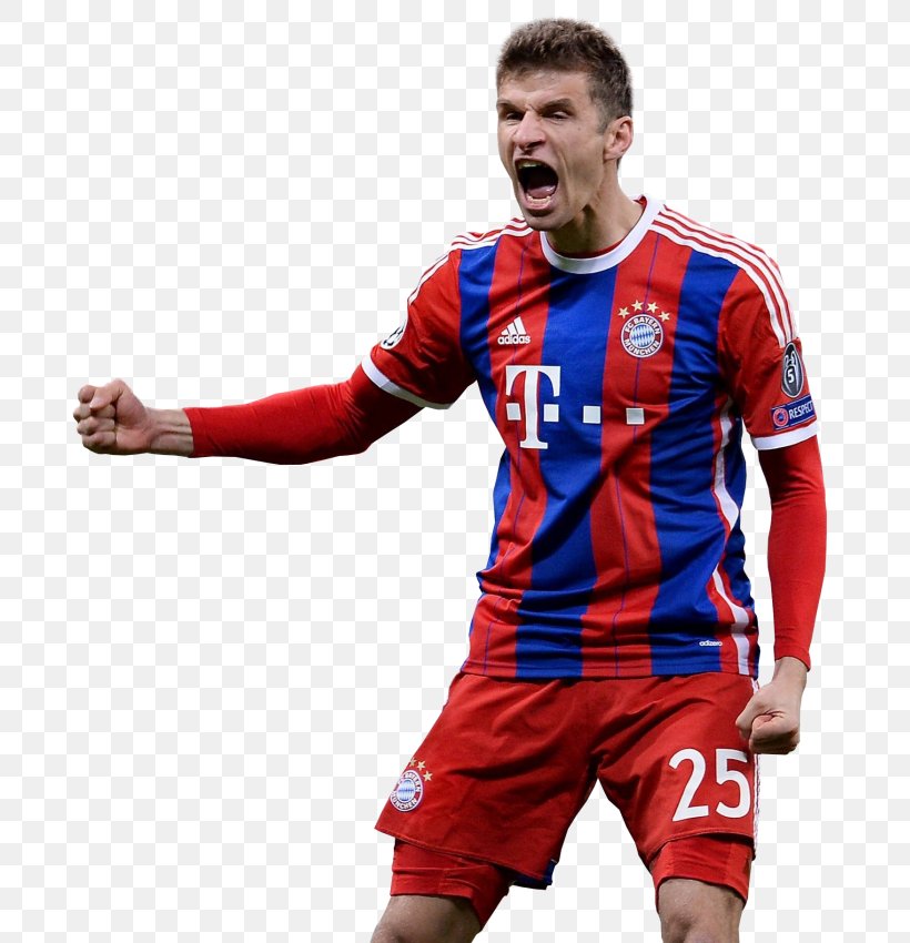 Thomas Müller FC Bayern Munich Soccer Player Germany National Football Team Jersey, PNG, 700x850px, Thomas Muller, Arda Turan, Clothing, Fc Bayern Munich, Football Player Download Free