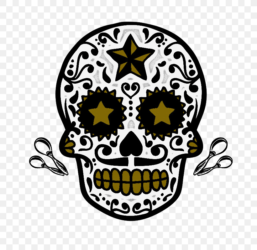 Head Bone Yellow Skull Font, PNG, 747x798px, Head, Bone, Crest, Logo, Skull Download Free